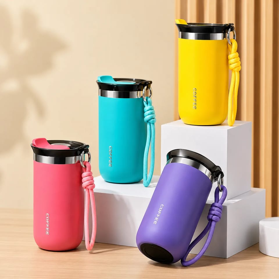 Coffee Thermos Cup Stainless Steel 1
